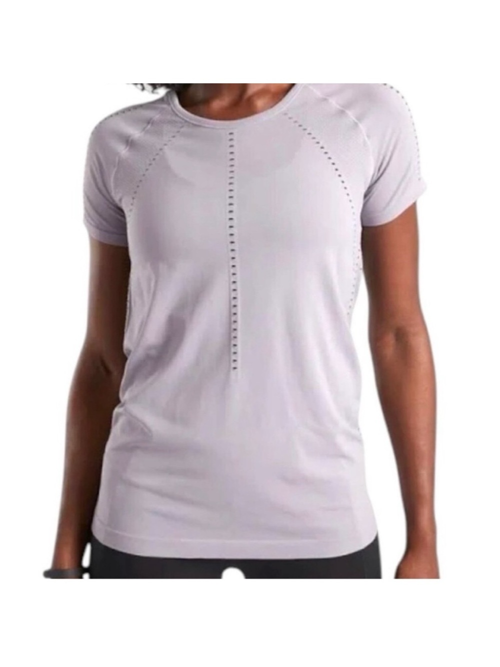 Athleta Foothill Seamless Tee in Lilac Size XS